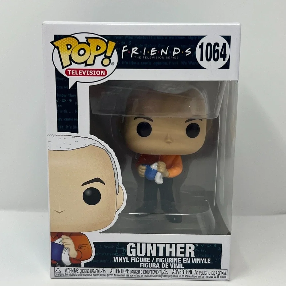 Funko Pop Friends Gunther #1064 TV Series Vinyl Figure New In Box 4